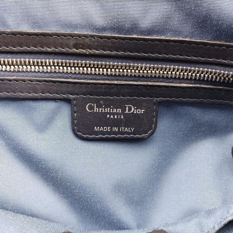 Dior Granville Navy Lambskin Handbag