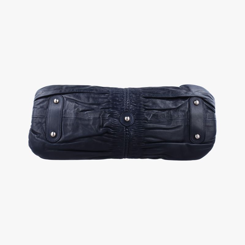 Dior Granville Navy Lambskin Handbag