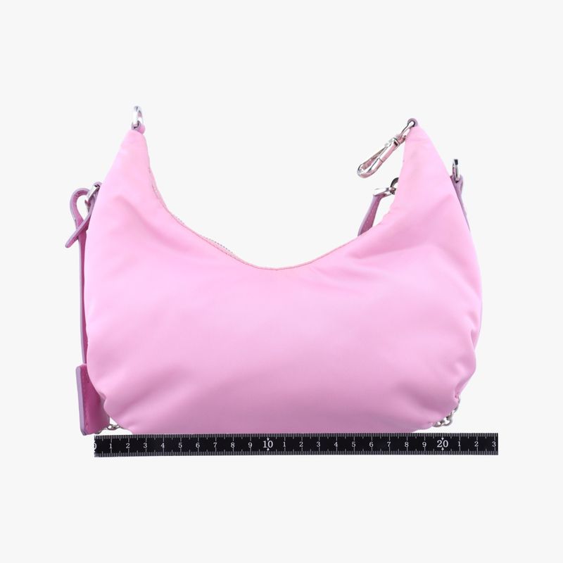 Prada Reedition Chain Pink Nylon Pendant