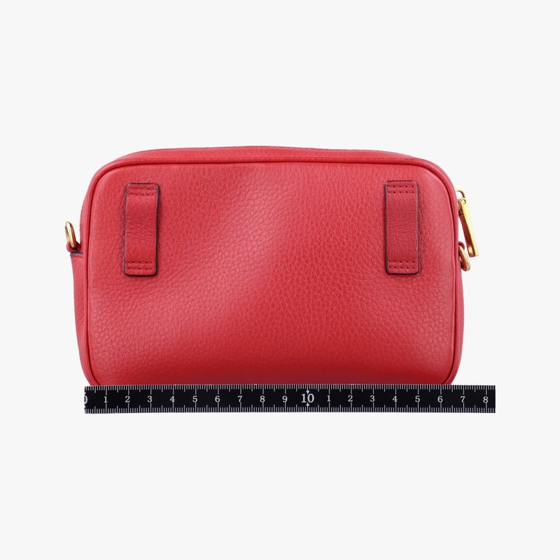 Prada Convertible Belt Red Leather