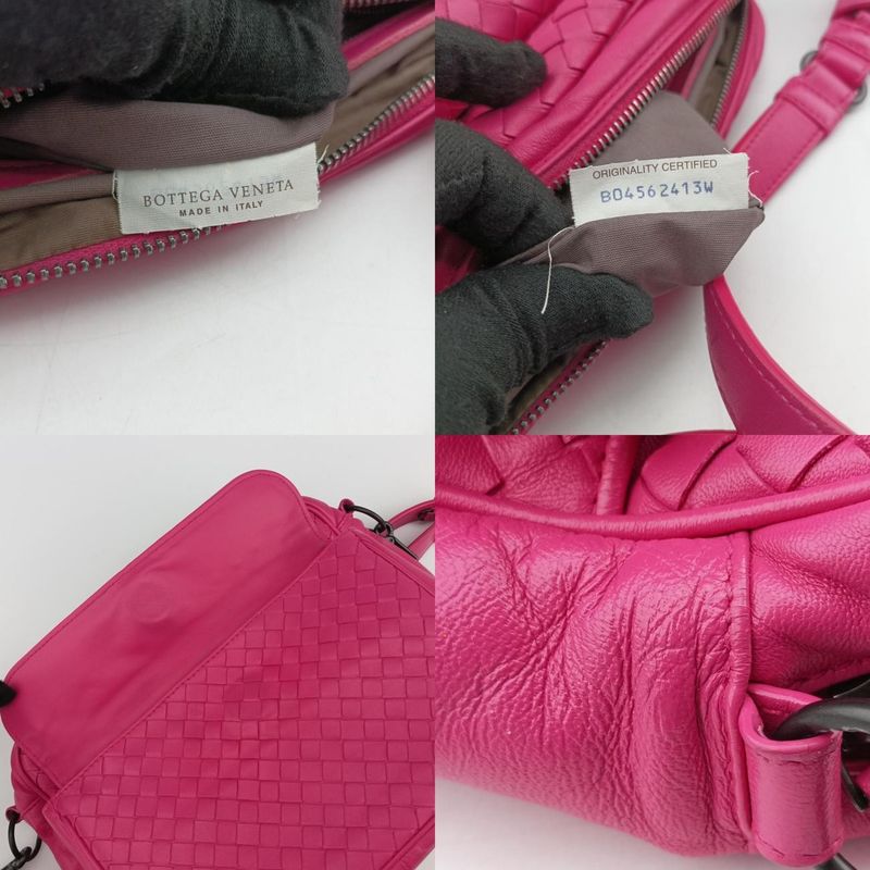 Bottega Veneta Intrecciato Pink Lambskin