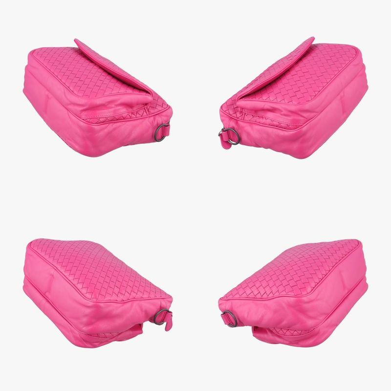 Bottega Veneta Intrecciato Pink Lambskin