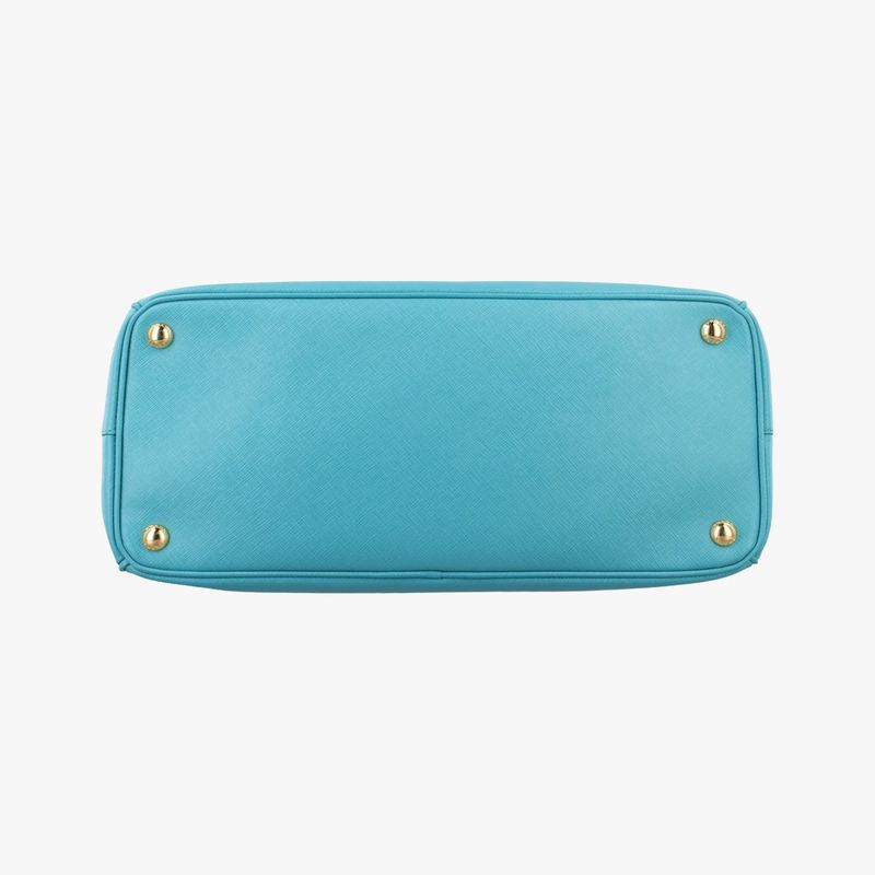 Prada Galleria Blue Saffiano Leather 14 Handbag