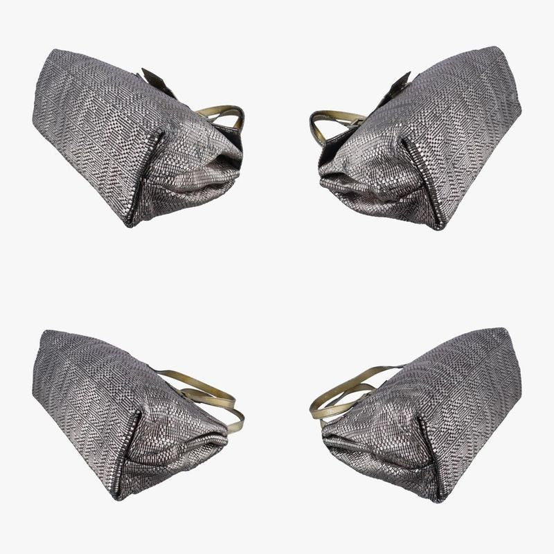 Fendi Zucchini Multicolor Canvas Handbag