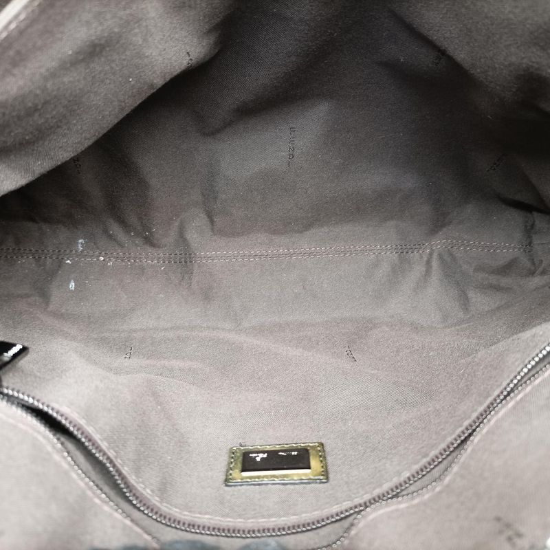 Fendi Zucchini Multicolor Canvas Handbag