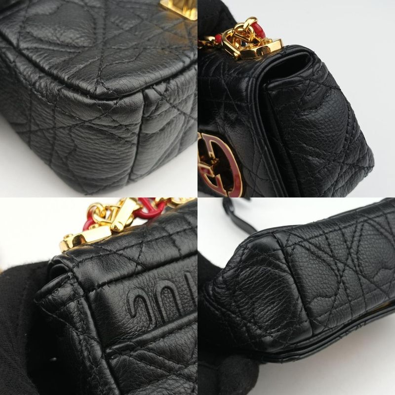 Dior Calo Micro Black Leather