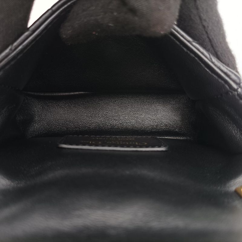 Dior Calo Micro Black Leather