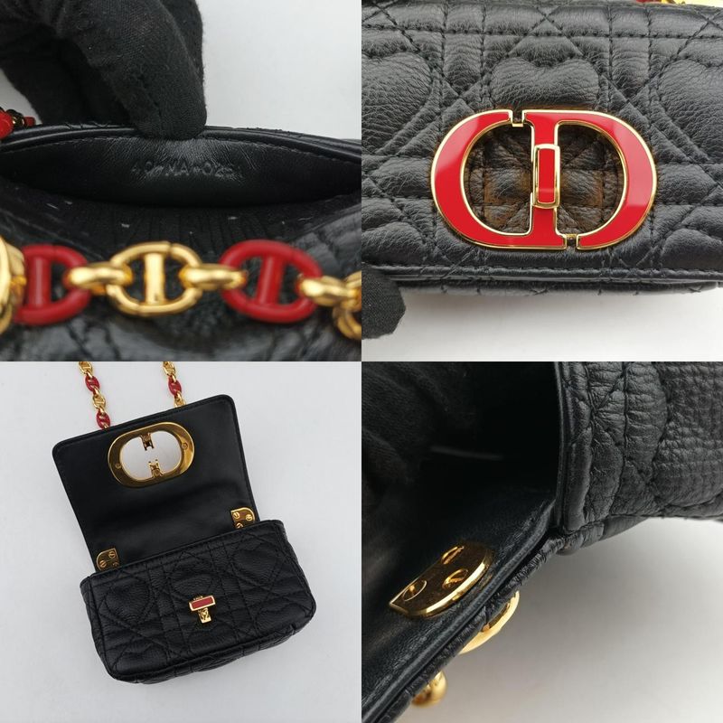 Dior Calo Micro Black Leather
