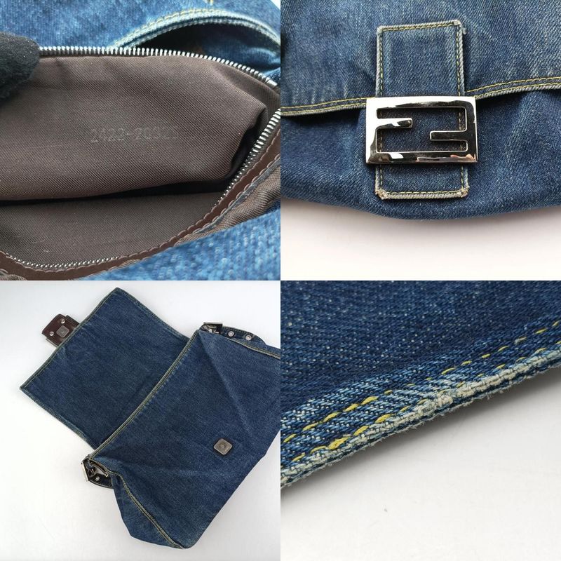 Fendi Mamma Bucket Blue Denim Jeans