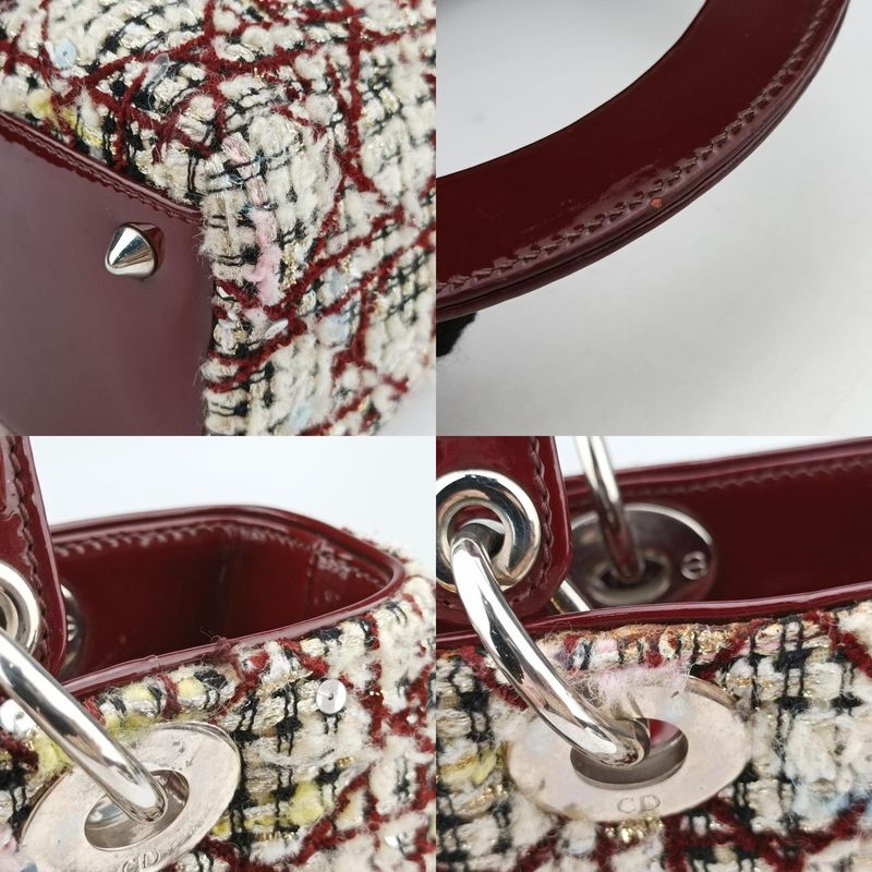 Dior Multicolor Wool Handbag