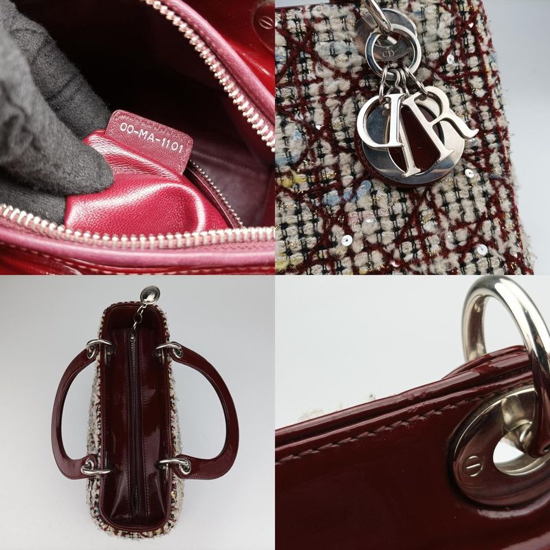 Dior Multicolor Wool Handbag