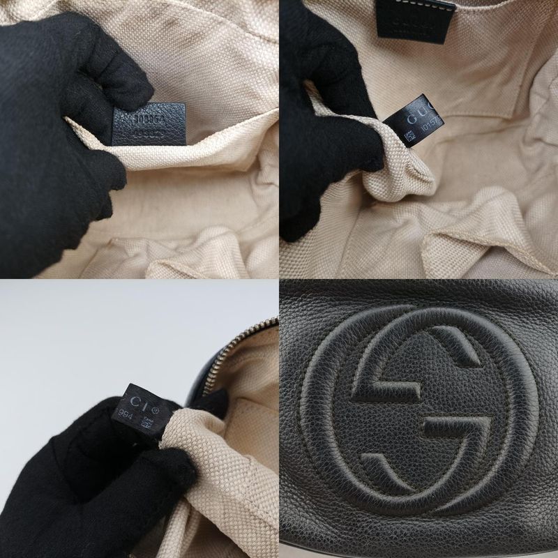 Gucci Soho Black Leather
