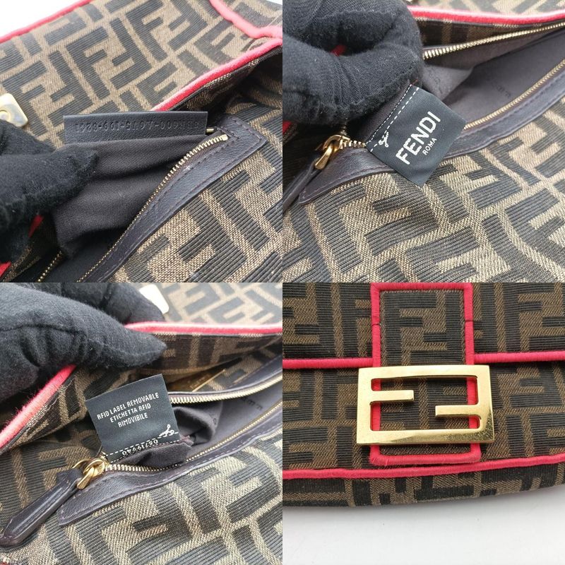 Fendi Mamma Bucket Brown Canvas