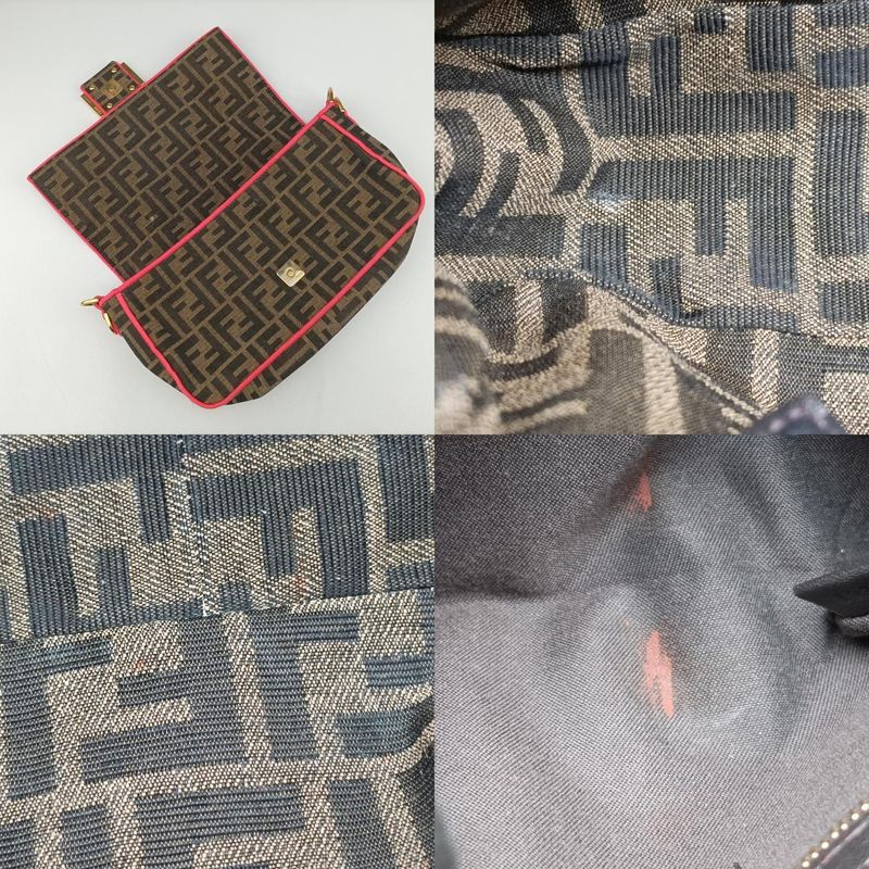 Fendi Mamma Bucket Brown Canvas