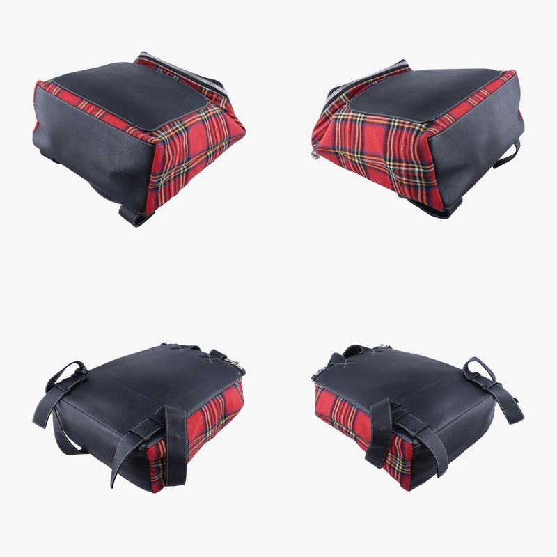 Loewe Goyata Tan Check Red Blank Canvas Leather 59 X Blank