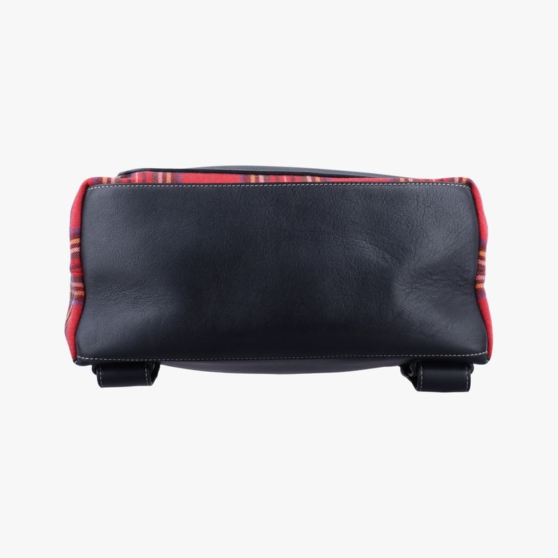 Loewe Goyata Tan Check Red Blank Canvas Leather 59 X Blank