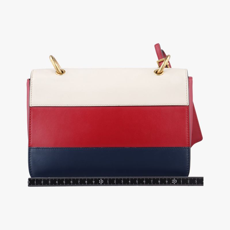 Gucci Queen Margaret Ivory Red Navy Leather Ivory