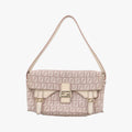 Fendi Zucchi Novaguette Beige Multicolor Canvas Rxa Handbag X