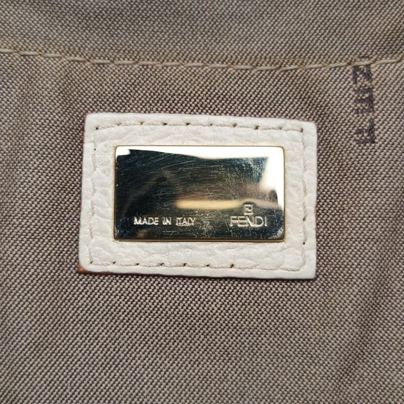Fendi Zucchi Novaguette Beige Multicolor Canvas Rxa Handbag X