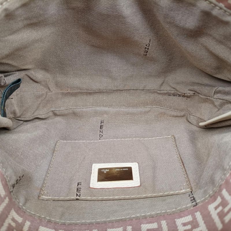 Fendi Zucchi Novaguette Beige Multicolor Canvas Rxa Handbag X