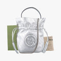 Gucci Blondie Silver Leather