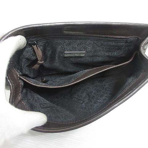 Bottega Veneta Chain Shoulder Bag Intrecciato Leather Brown Flap Braided