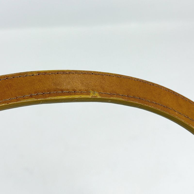 Fendi Zucca Logo Handbag Zebra Pattern Canvas Brown