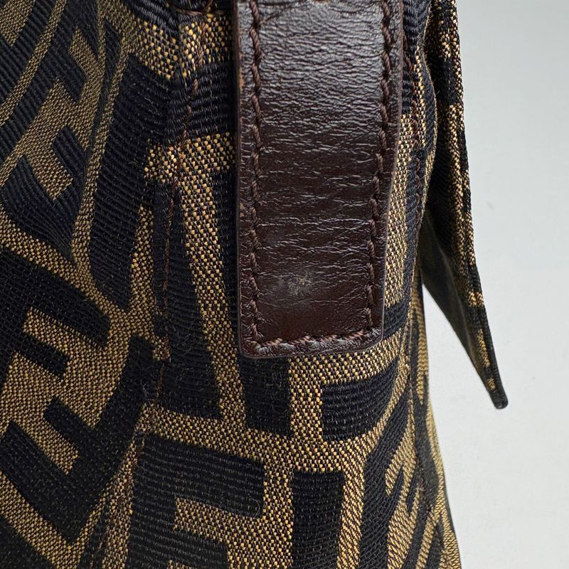 Fendi Zucca Pattern Shoulder Bag Mamma Baguette