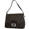 Fendi Zucca Pattern Shoulder Bag Mamma Baguette