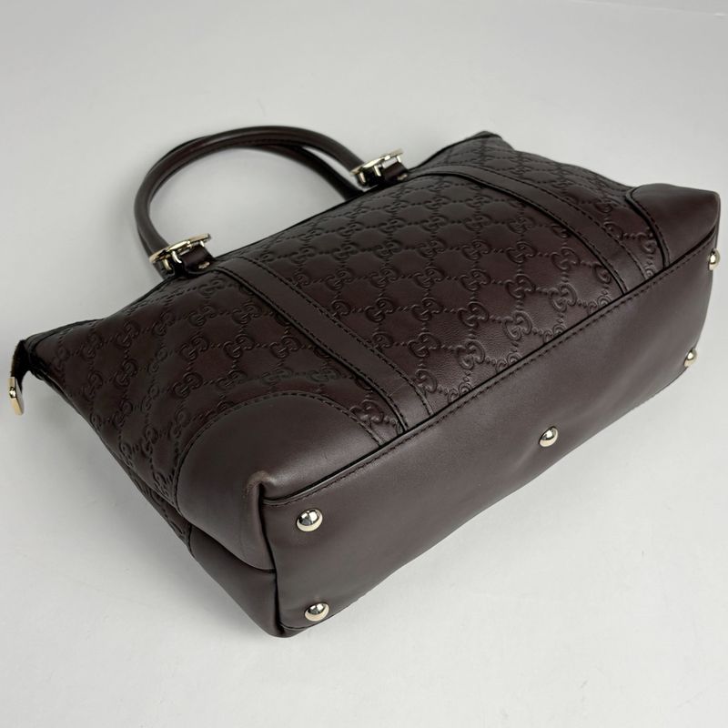 Gucci Guccissima Tote Signature Leather Brown