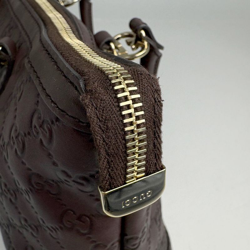 Gucci Guccissima Tote Signature Leather Brown