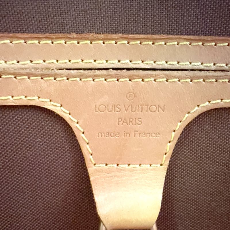 Louis Vuitton Ellipse PM Monogram Leather Brown Handbag Gold