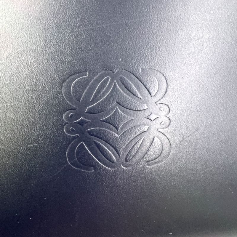 Loewe Leo Anagram Leather Pink Black Tote X