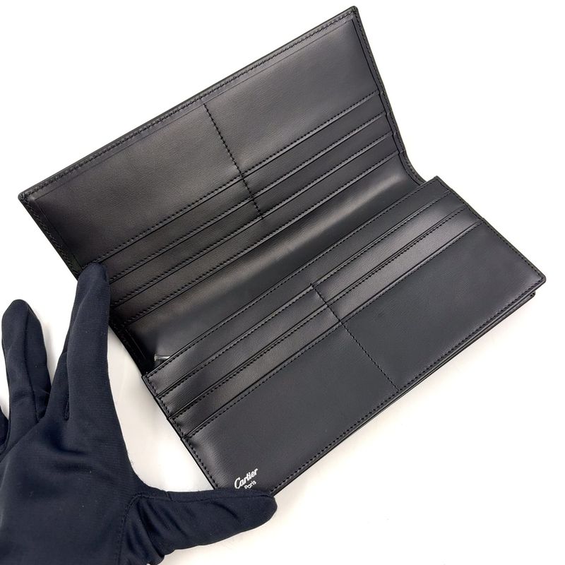 Cartier Wallet Leather Black