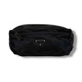 Prada Triangle Logo Clutch Multi Pouch Tessuto Nylon Black Nero