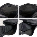 Prada Triangle Logo Clutch Multi Pouch Tessuto Nylon Black Nero