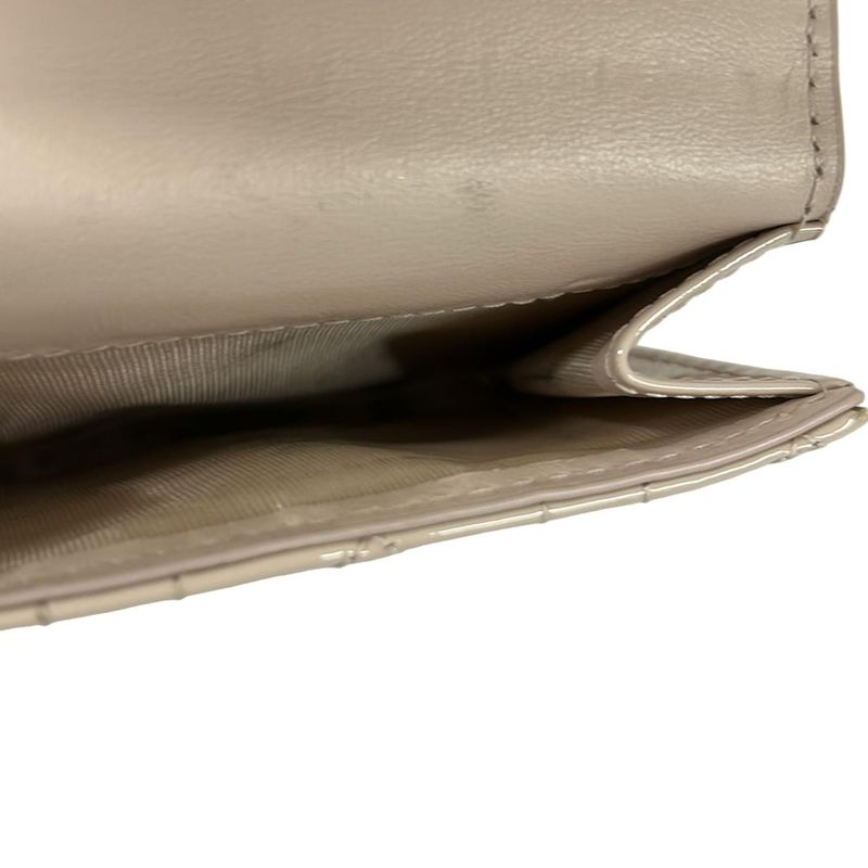 Dior Trifold Wallet Lotus Pink Leather Handbag