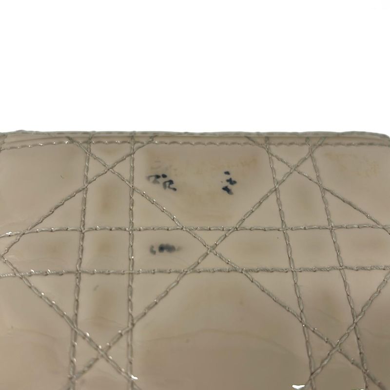 Dior Trifold Wallet Lotus Pink Leather Handbag