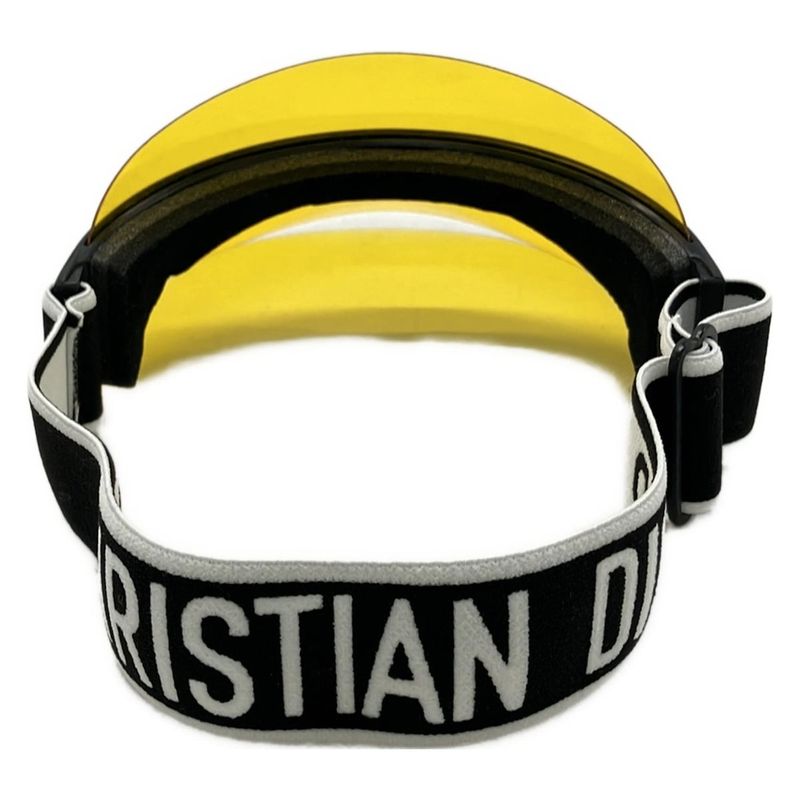 Dior Sun Visor Club 1 Dark Yellow Black White