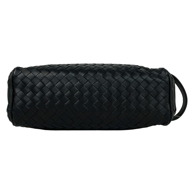 Bottega Veneta Second Bag Toiletries Case Intrecciato Black Leather