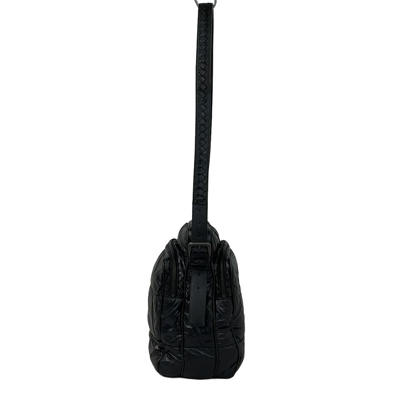 Bottega Veneta Shoulder Bag Black Leather