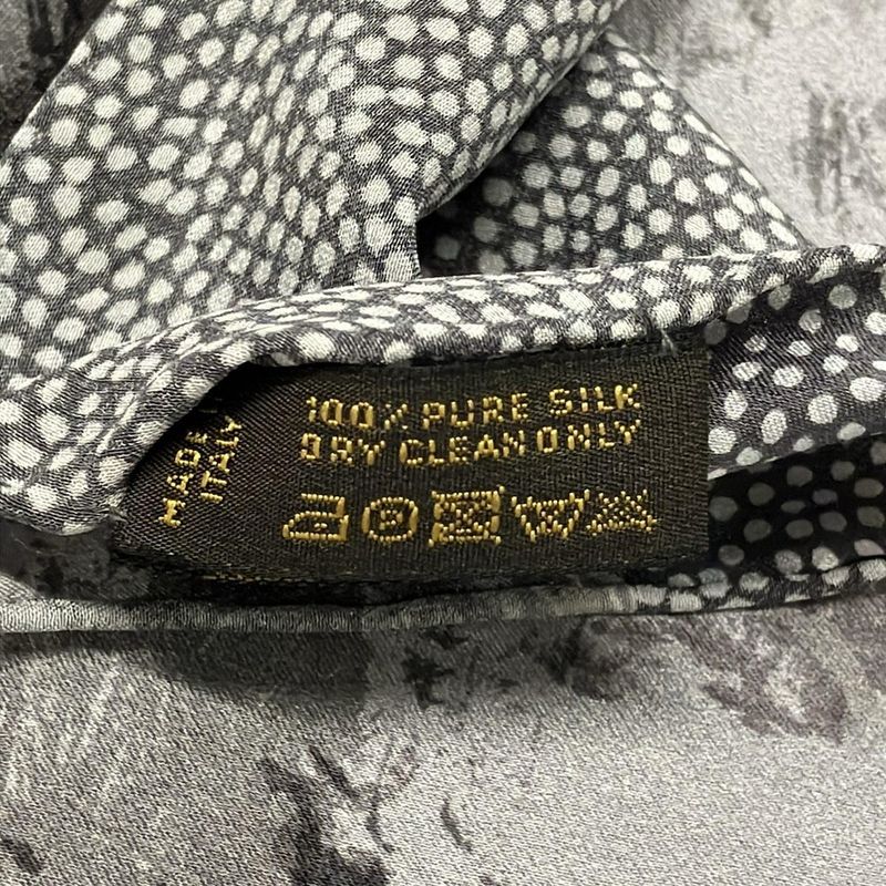 Louis Vuitton Shawl Dark Gray Multi Silk Dark