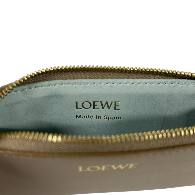 Loewe Coin Case Knot Card Holder Sand Blue Iceberg Sand X Iceberg