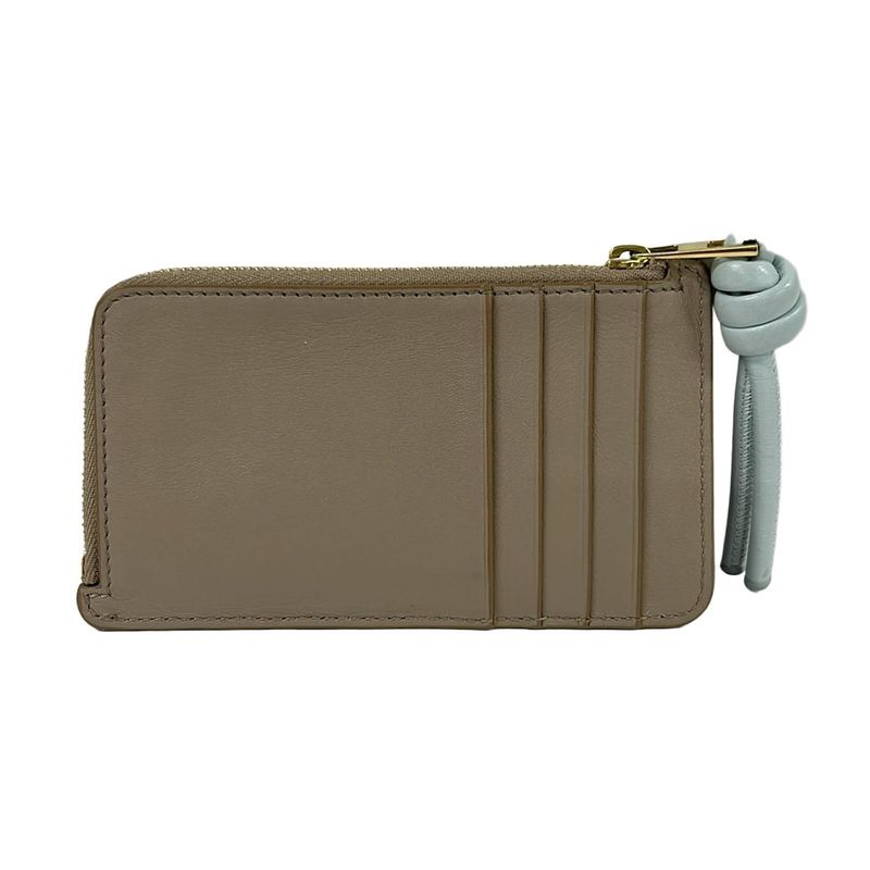 Loewe Coin Case Knot Card Holder Sand Blue Iceberg Sand X Iceberg