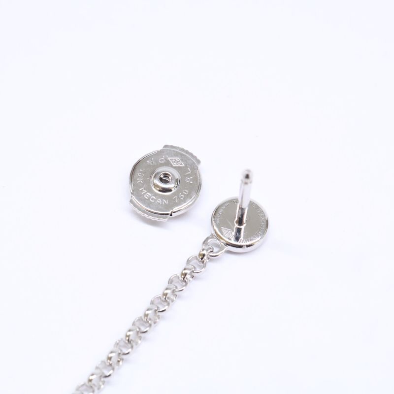 Hermes 18K Earrings ) White