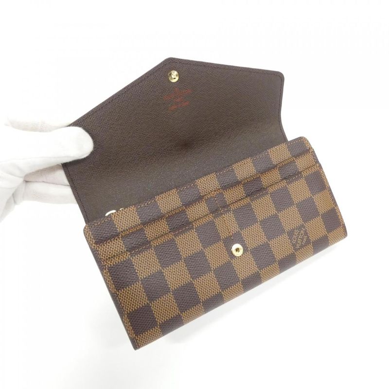 Louis Vuitton Damier Portefeuille Sarah Wallet Ebene
