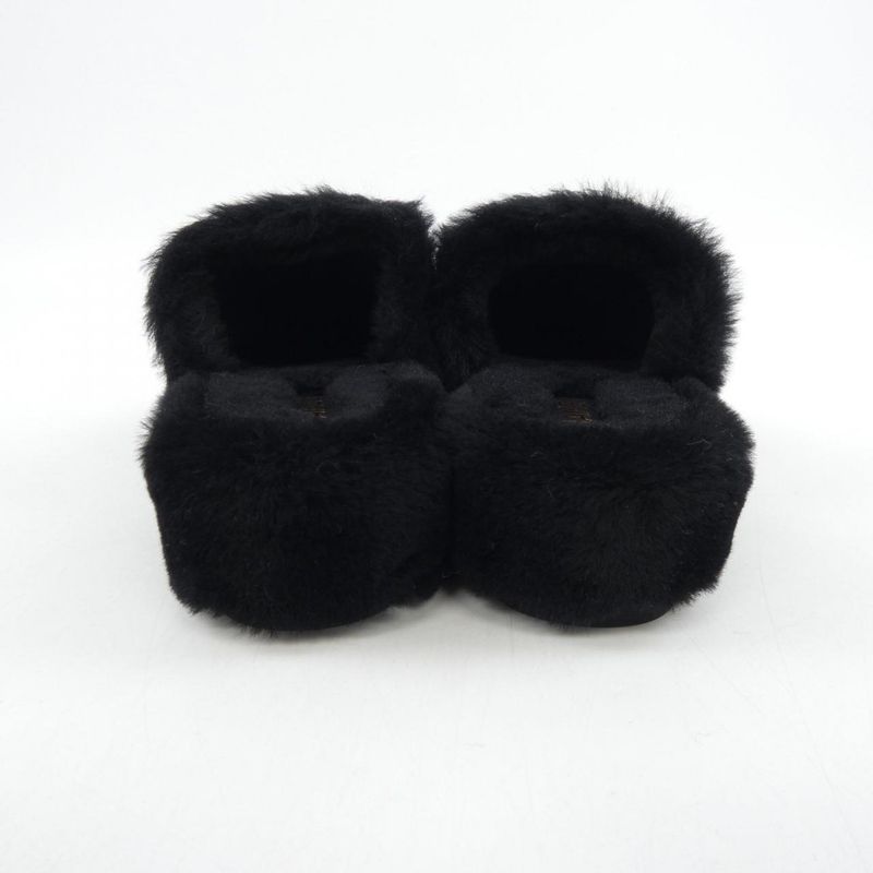 Chanel Mule Sandals Lambskin Black