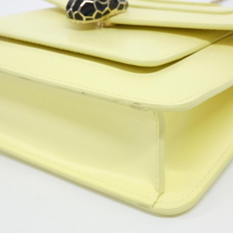 Bvlgari Serpenti Forever Shoulder Bag Light Yellow