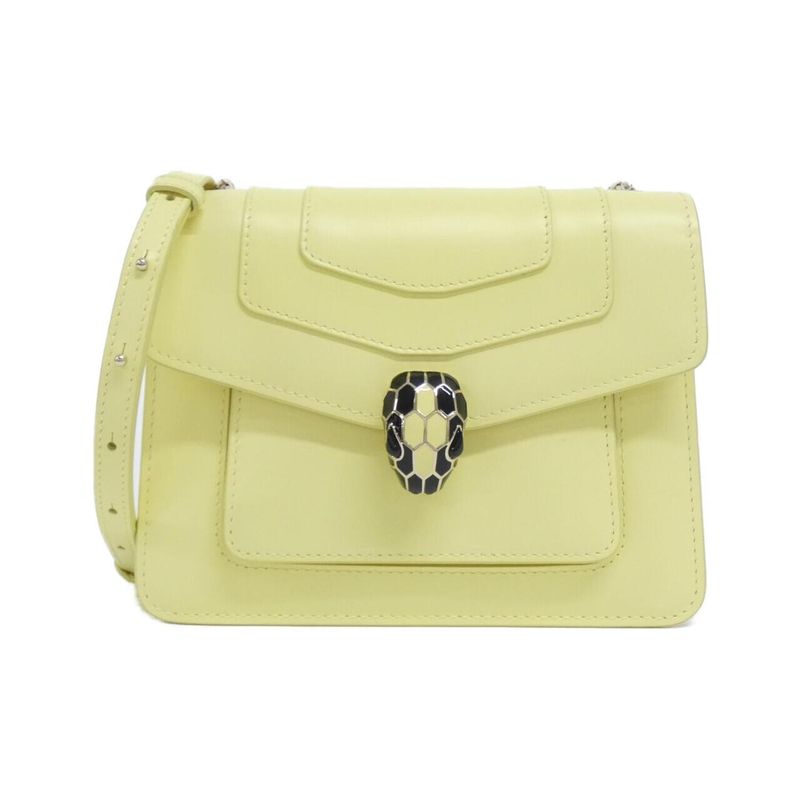Bvlgari Serpenti Forever Shoulder Bag Light Yellow