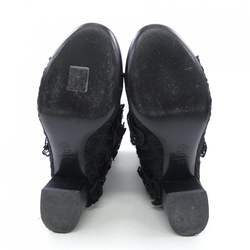 Chanel High Boots Black 37